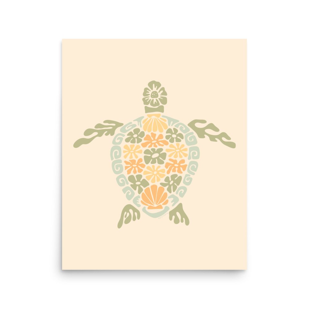 Floral Honu